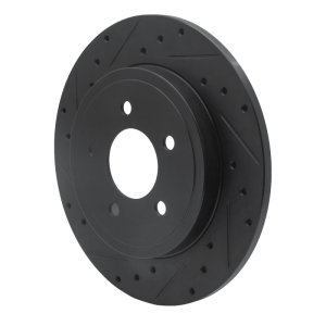 Ford Escape Brake Rotor (1) - Rear Left - R1 Concepts - Drilled & Slotted - Black - `05-`08 Ford Escape Brake Rotor (1) - Rear Left - R1 Concepts - Drilled & Slotted - Black - `05-`08